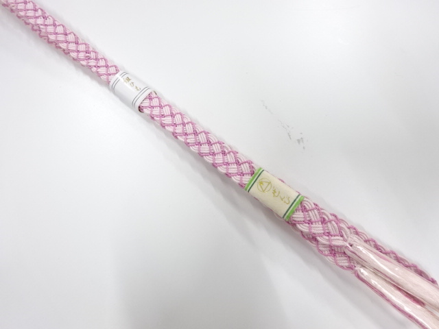 大特価品　未使用品　正絹　夏手組帯締め